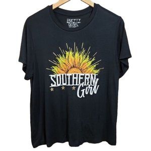 Pretty Rebel NWT Southern Girl sunflower graphic junior's size XL